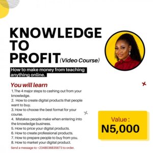 Knowledge to profit
