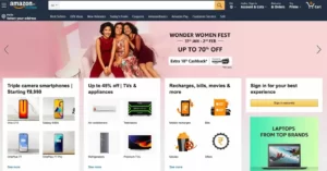eCommerce site image 