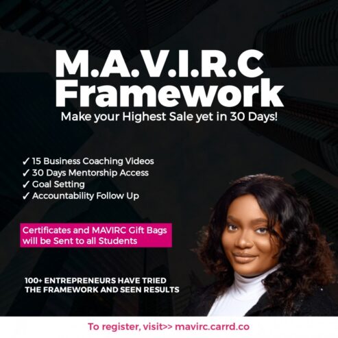 MARVIC 7 Figure Framework For Business (Course)