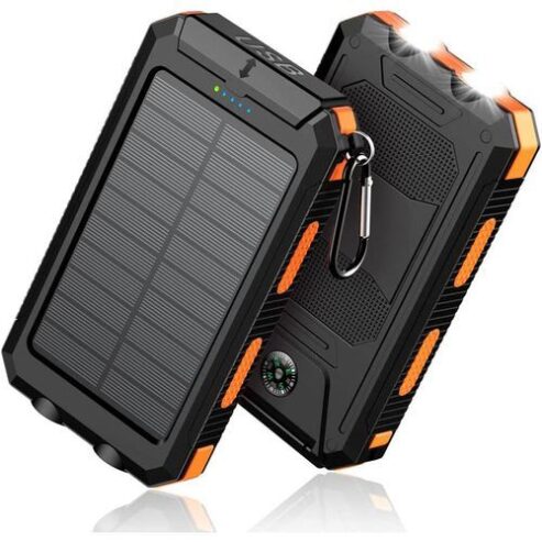 YELOMIN 10000mAh Solar Portable Power Bank On Jumia