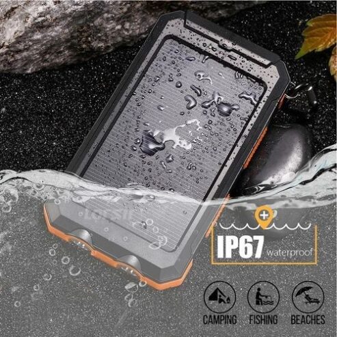 YELOMIN 10000mAh Solar Portable Power Bank On Jumia