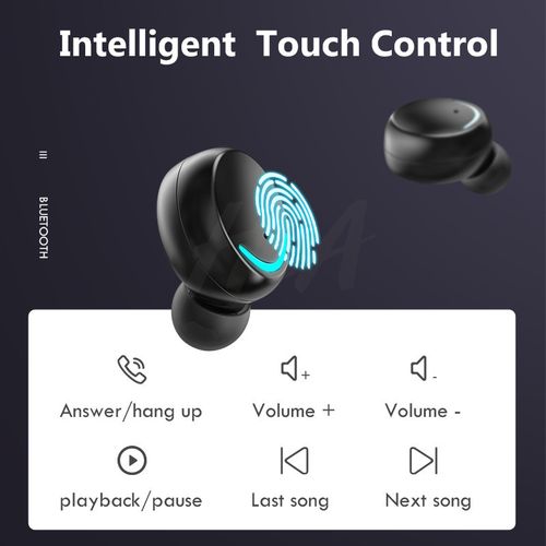 GUIXIA F9 Wireless Headset Bluetooth Earphone True Bass With Power Bank On Jumia